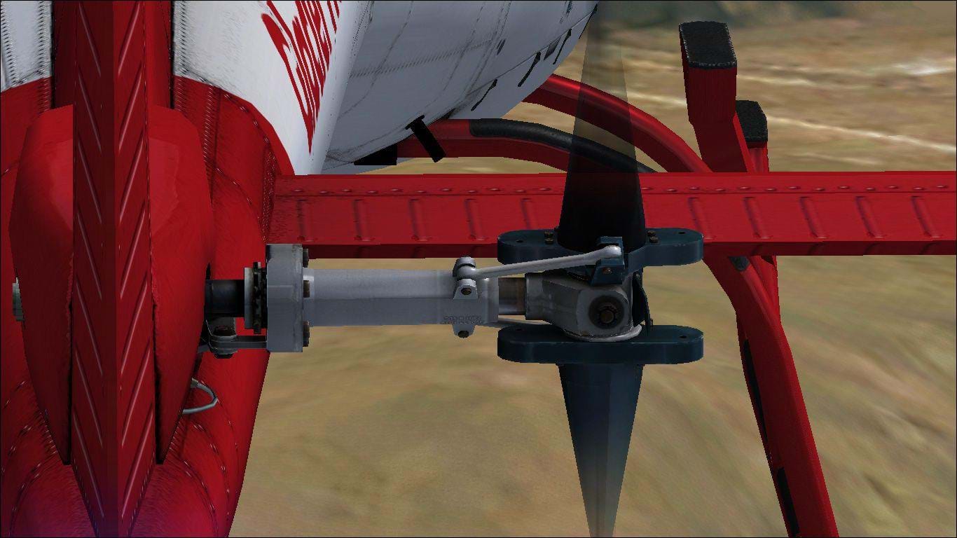 Nemeth AS350 for FSX and Prepar3D - tail rotor