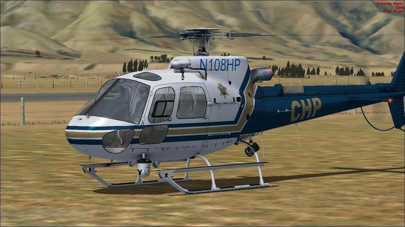 Nemeth AS350 for FSX and Prepar3D - Law enforcement