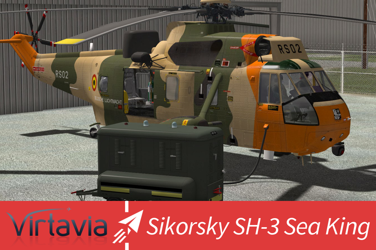 Virtavia SH-3 Sea King for X-Plane available at Future Game Shop
