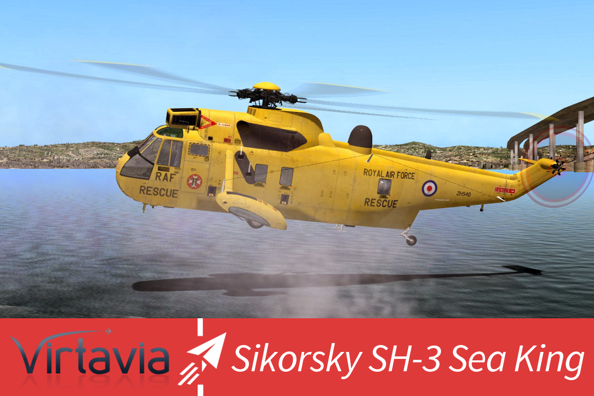 Virtavia SH-3 Sea King for X-Plane available at Future Game Shop