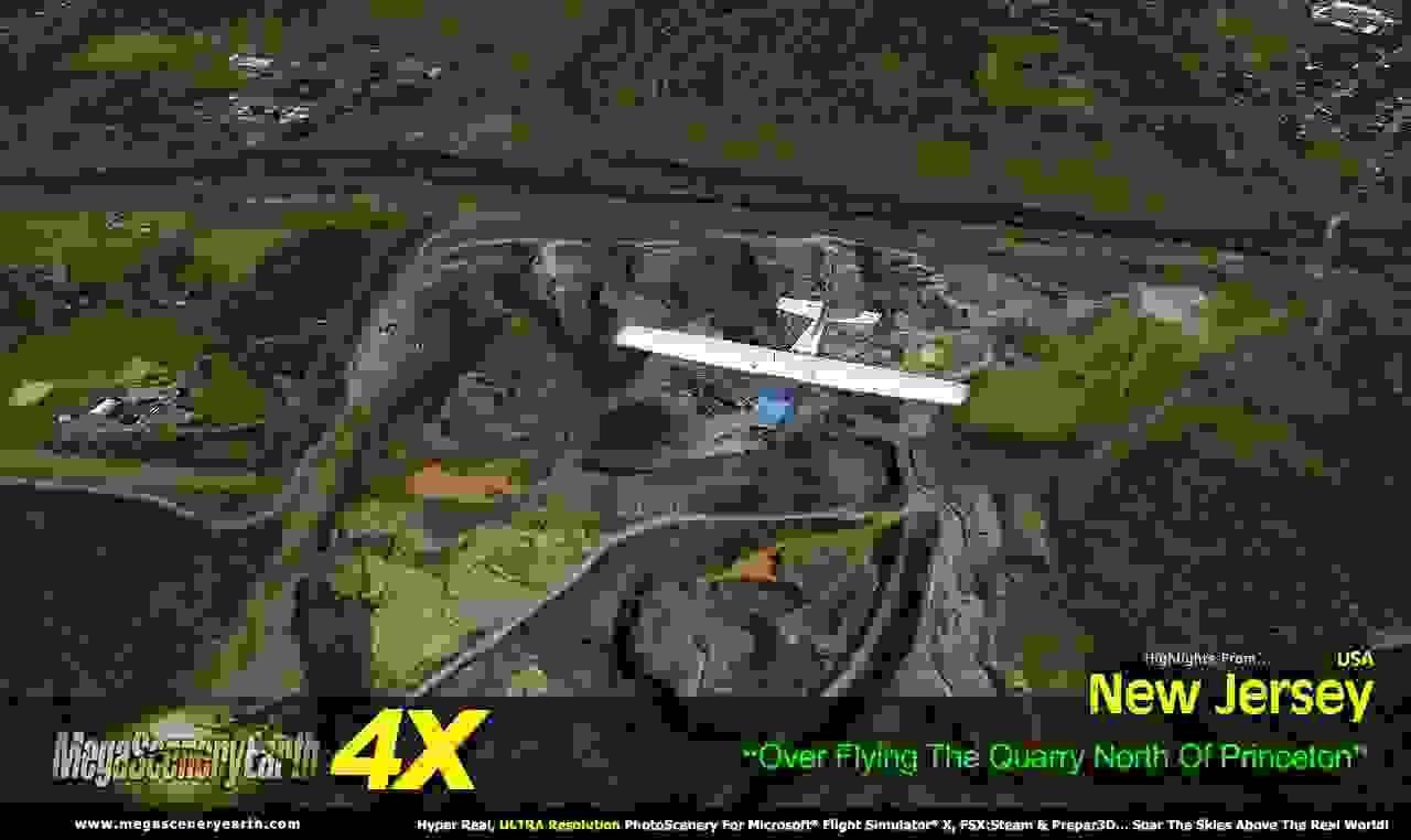 MegaSceneryEarth 4X New Jersey for FSX and P3D