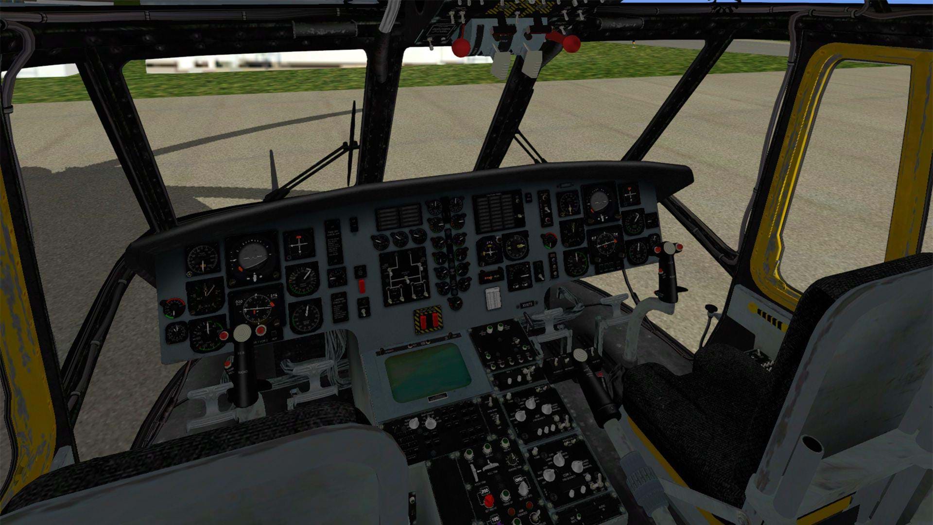 Virtavia Sea King for X-Plane - cockpit