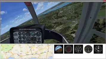 Displaying FSX aircraft position and instruments on a browser