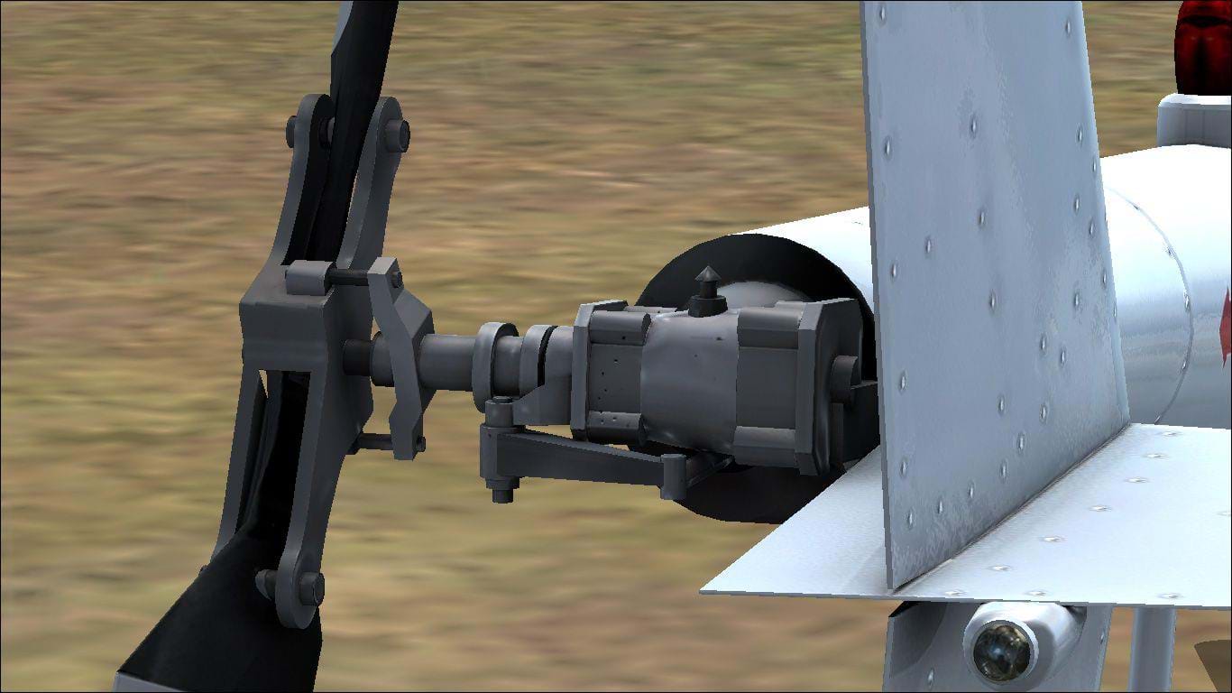 Alabeo R66 for FSX - tail rotor