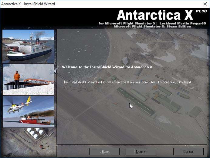 Aerosoft Antarctica X installer