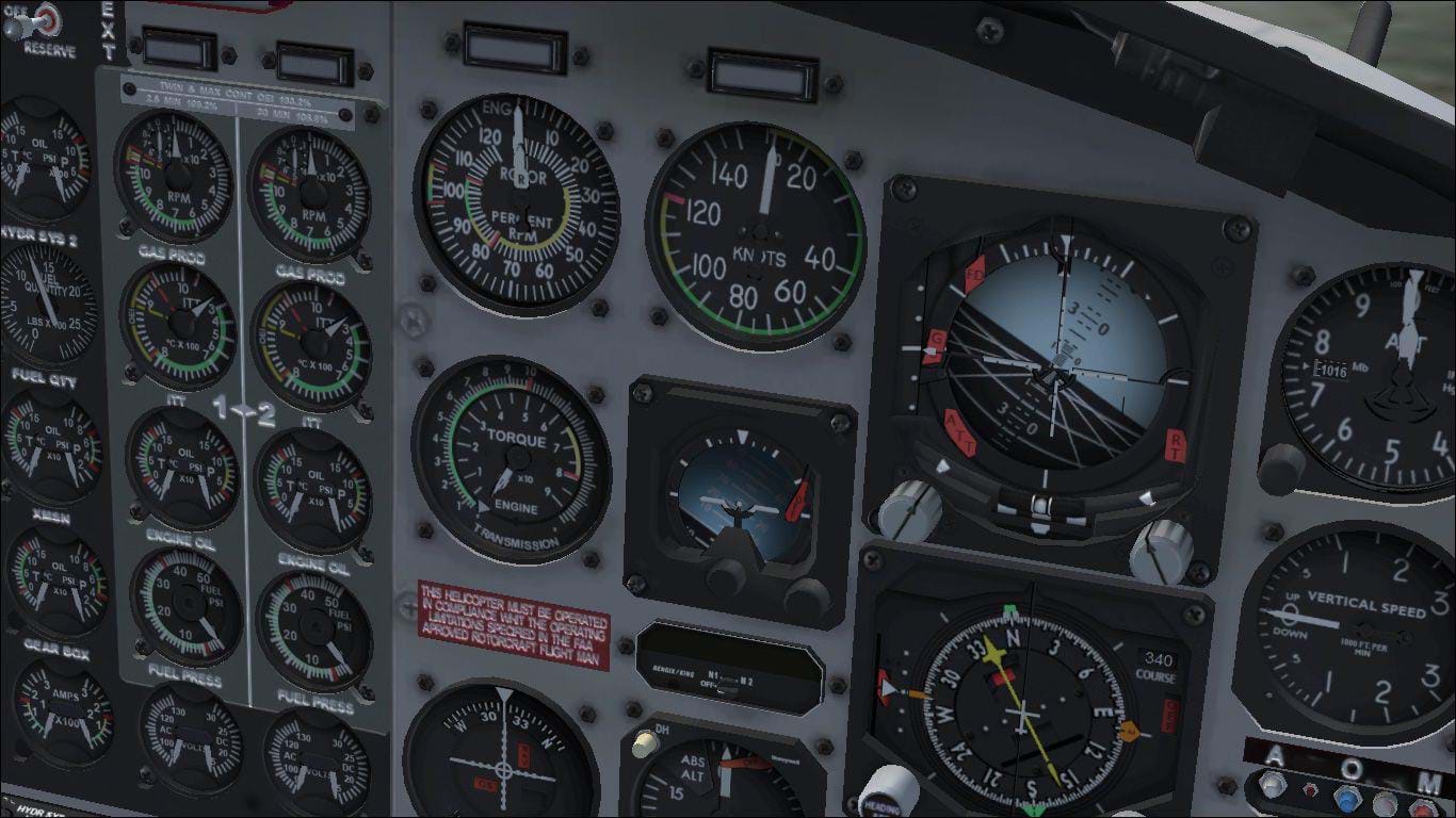 Cera Sim Bell 212 interior