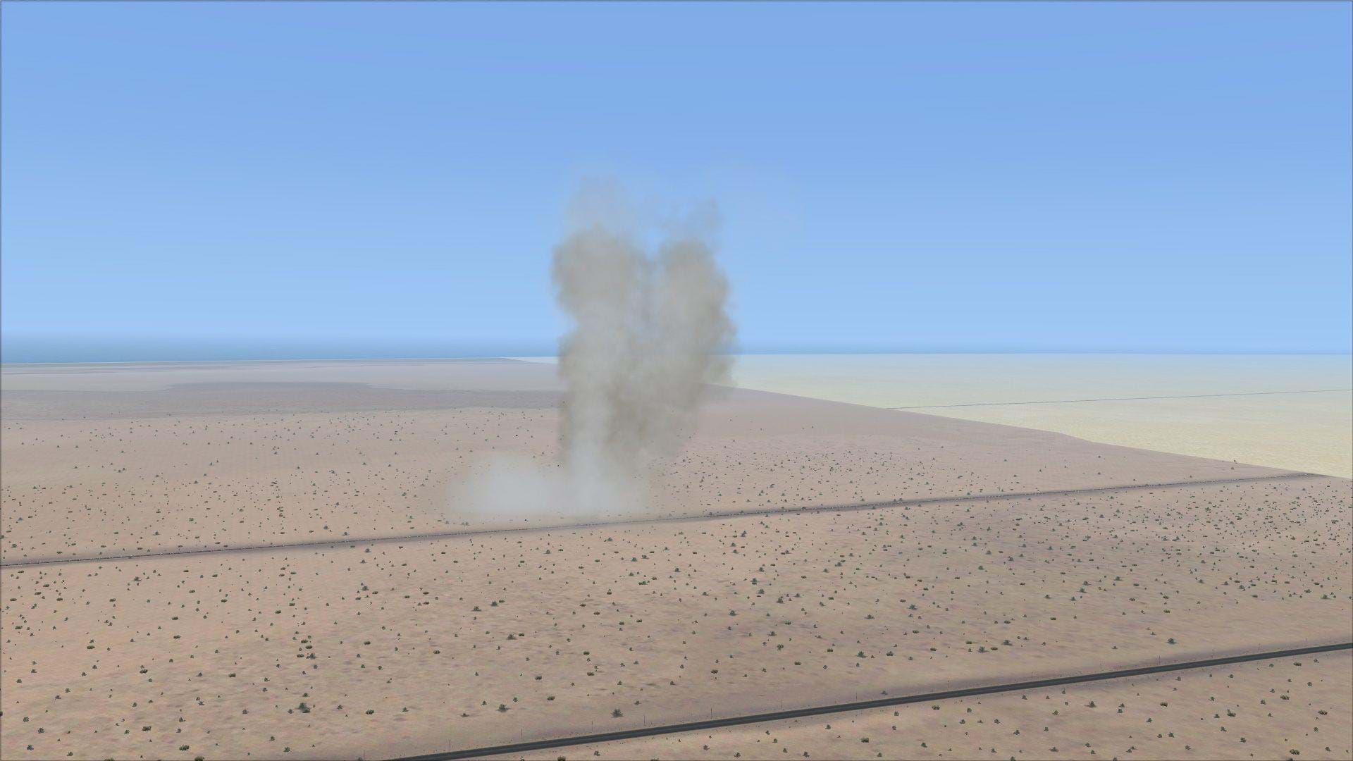 Aerosoft Sahara Desert Fly-in - sand storm