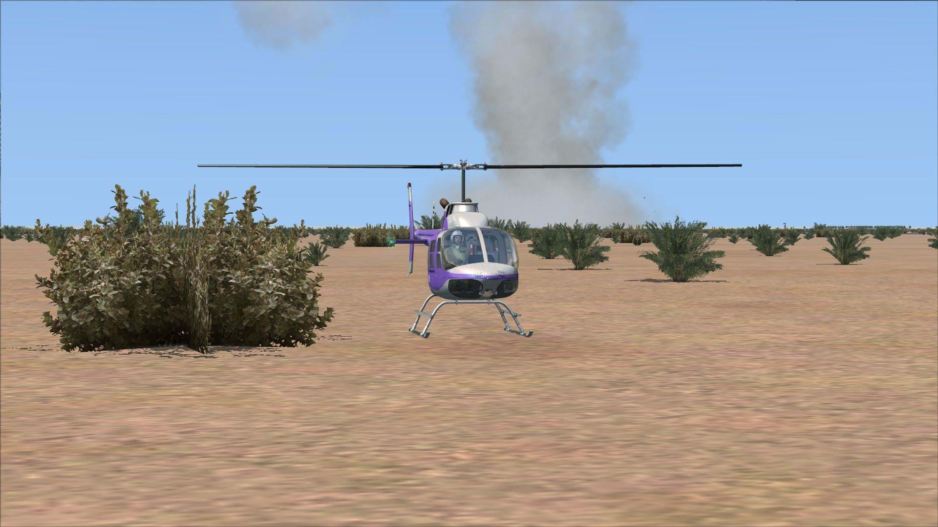 Aerosoft Sahara Desert Fly-in - autoration to the ground