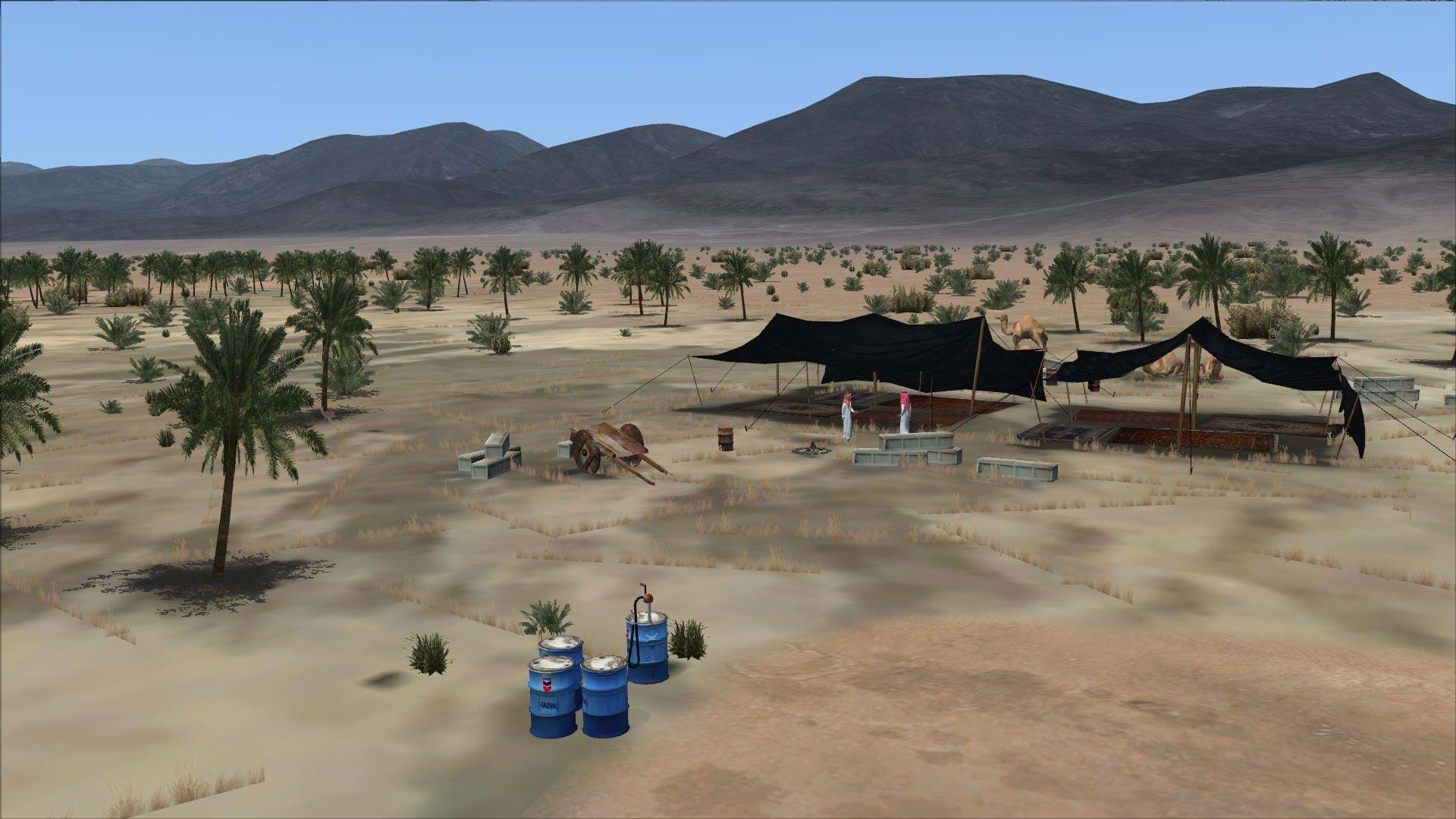 Aerosoft Sahara Desert - Bedouin settlement