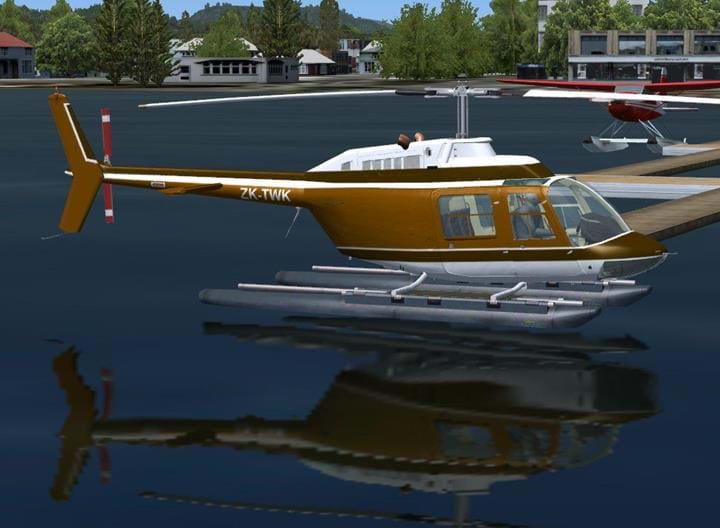Dodosim B206 ZK-TWK Floats