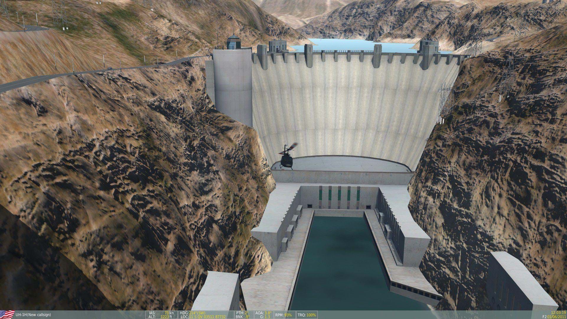 DCS Nevada Desert - Hoover dam