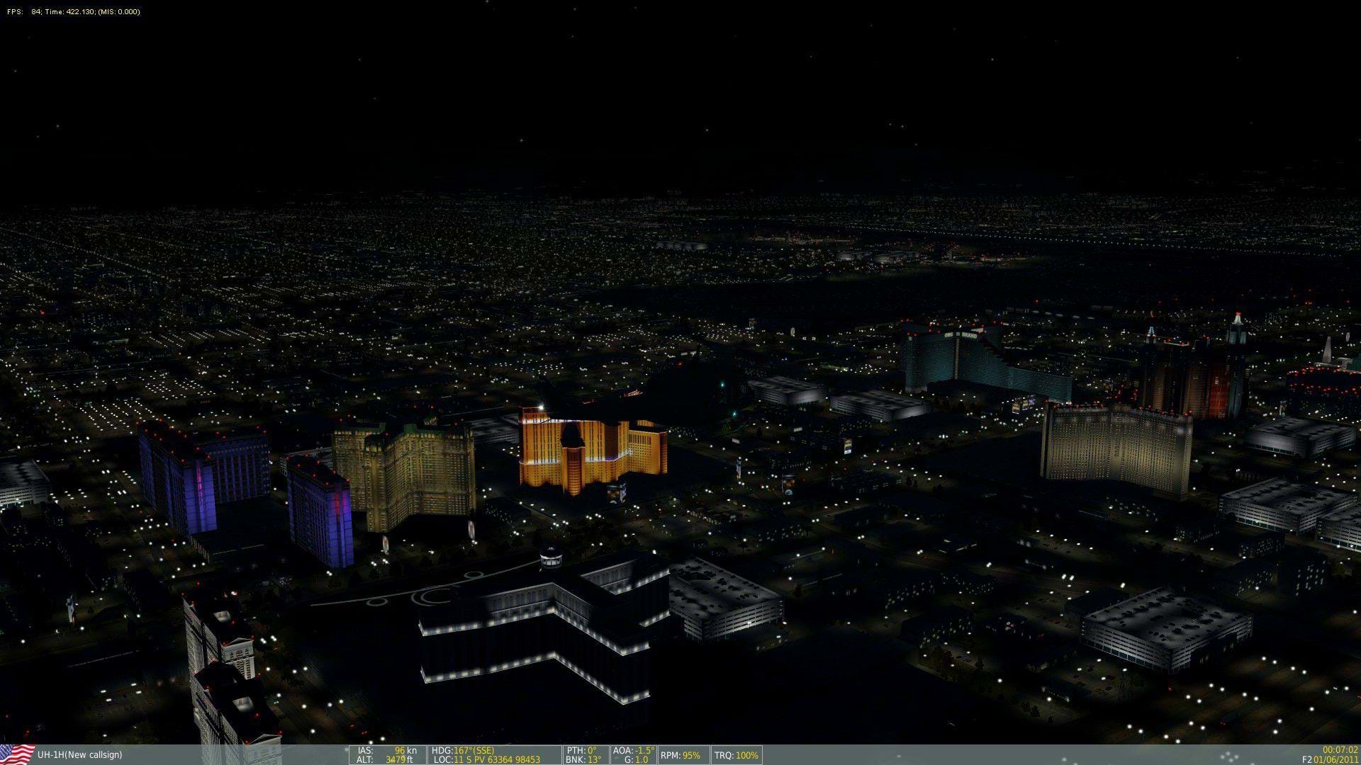 DCS Nevada Desert - night