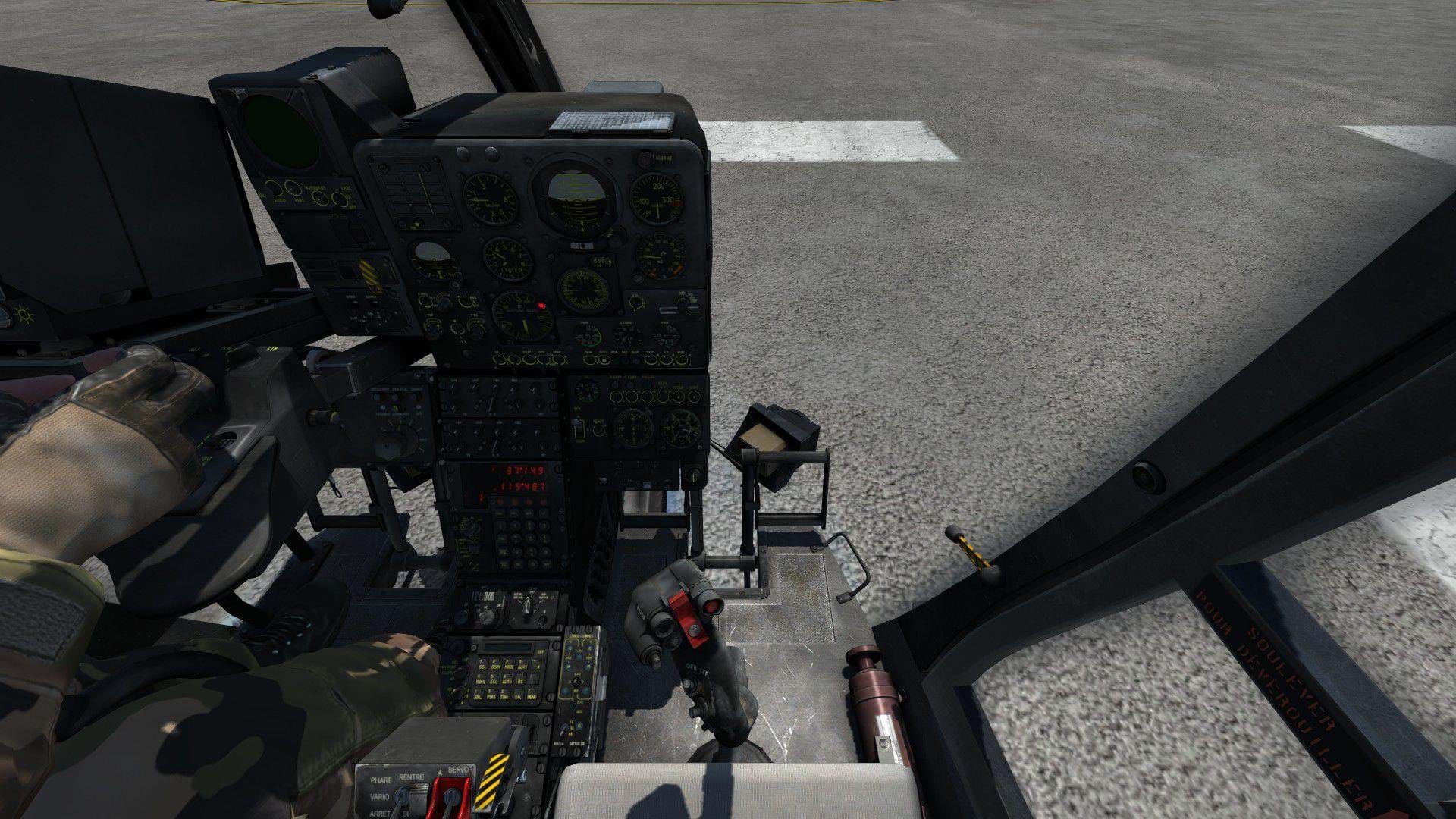 SA342 Gazelle for DCS - cockpit