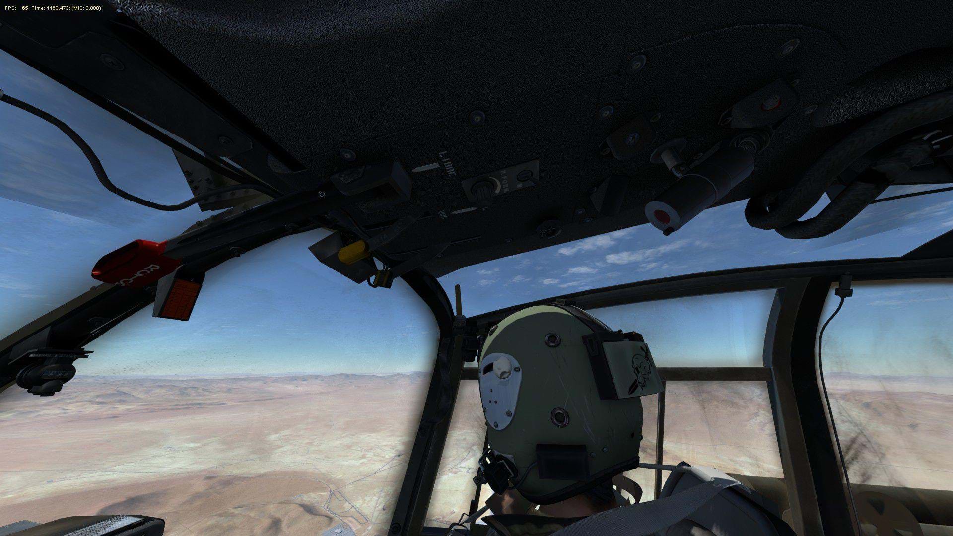 SA342 Gazelle for DCS - overhead panel