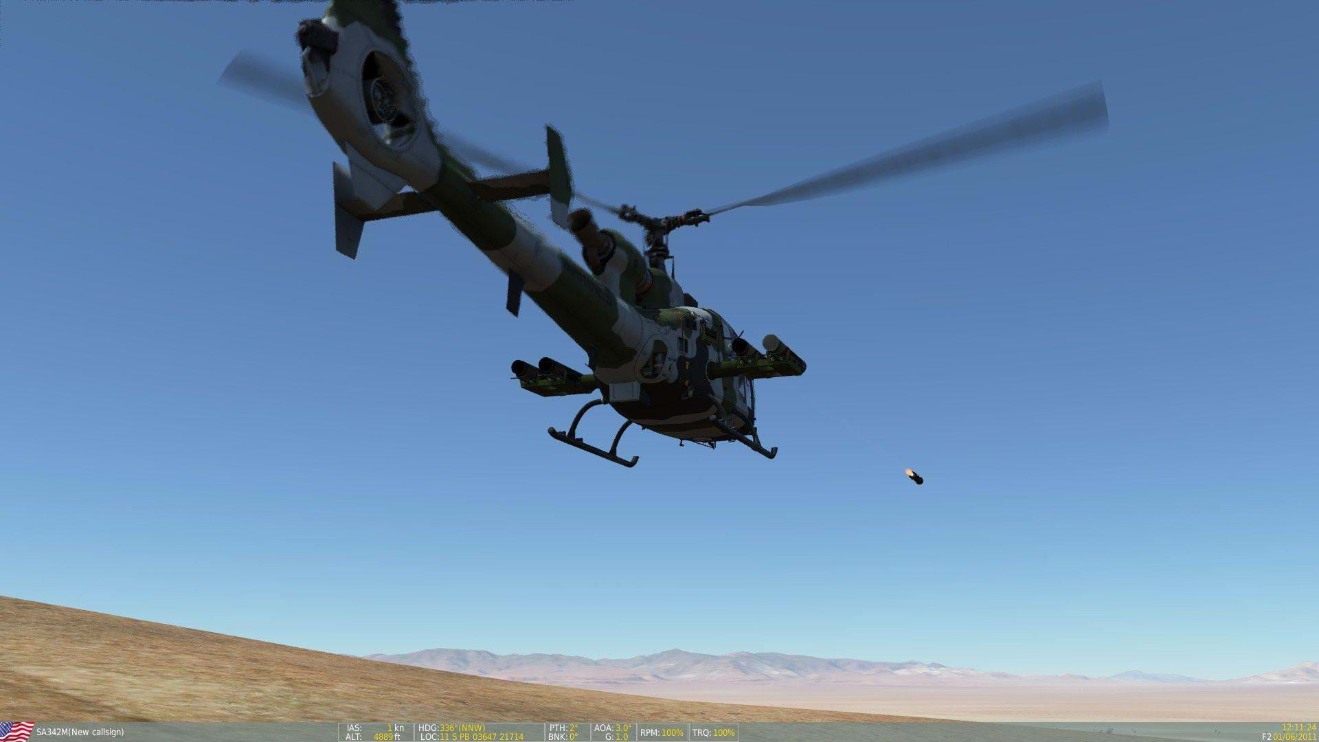 SA342 Gazelle for DCS - HOT3 launch