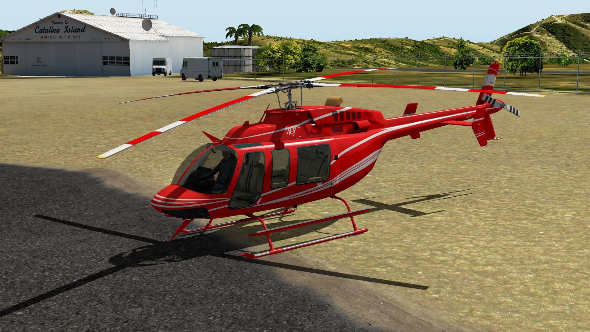 DreamFoil Creations Bell 407 for X-Plane - high skids