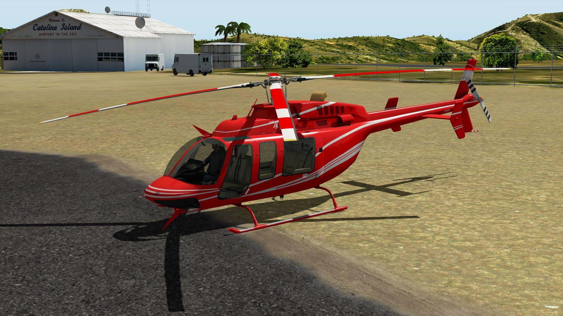 DreamFoil Creations Bell 407 for X-Plane - low skids