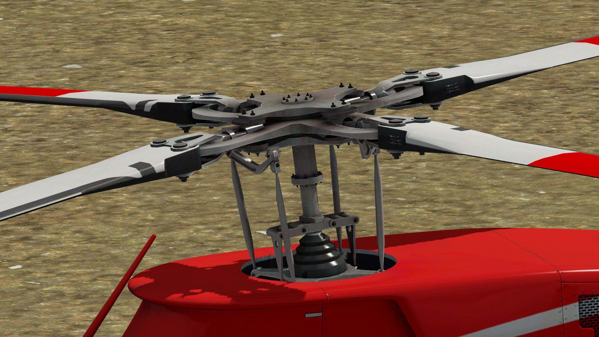 DreamFoil Creations Bell 407 for X-Plane - main rotor"