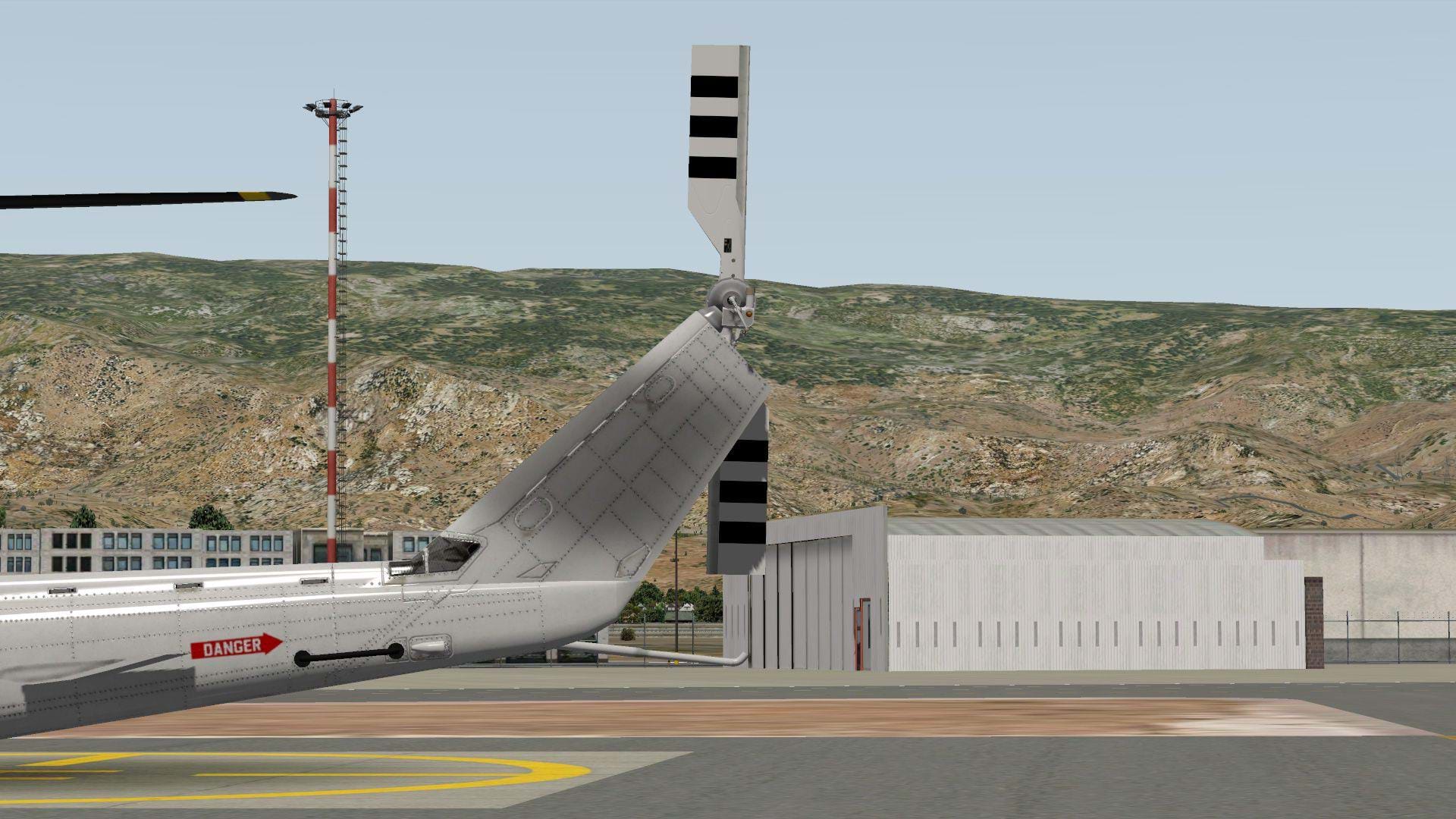 X-Trident Bell 412 for X-Plane - standard tail
