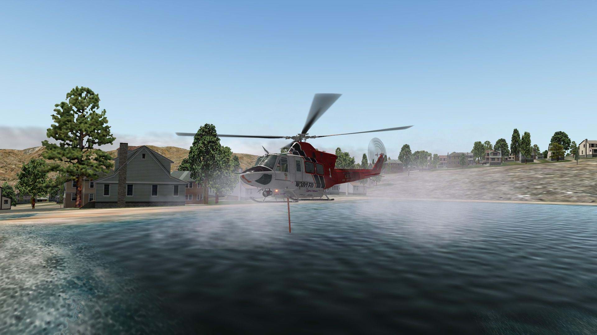 X-Trident Bell 412 for X-Plane - water tank fill