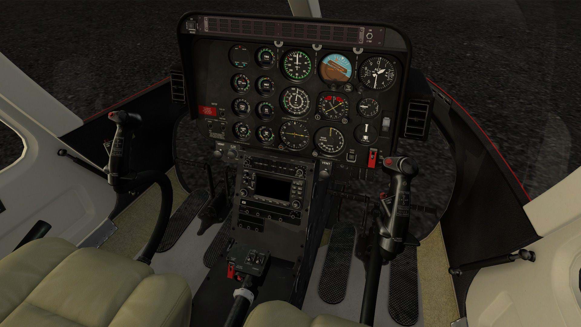 DreamFoil Creations Bell 407 for X-Plane - cockpit interior