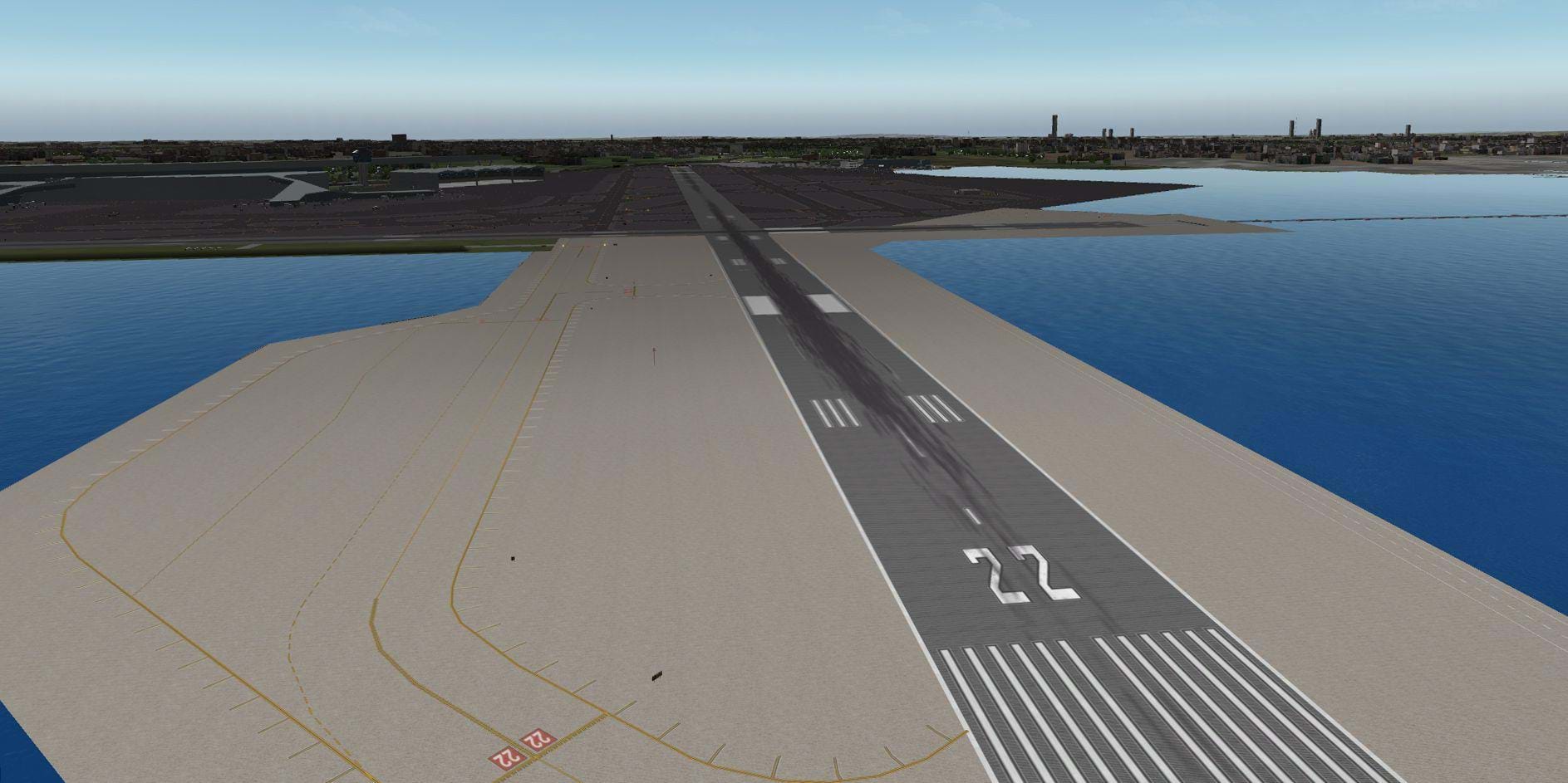KLGA - LaGuarda 2020 for X-Plane - runway 22