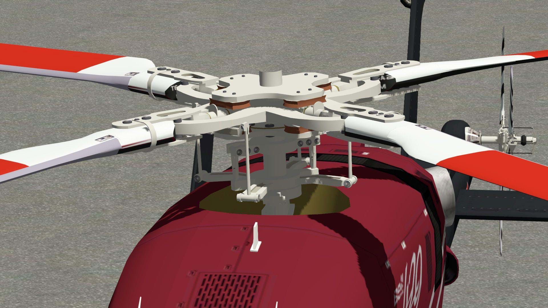 Tom Woods Bell 429 for X-Plane - main rotor