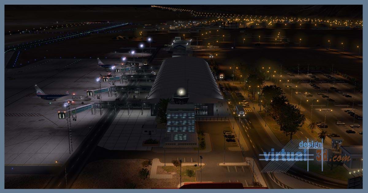 Andrés Sabella International Airport / Cerro Moreno AFB - SCFA for X-Plane