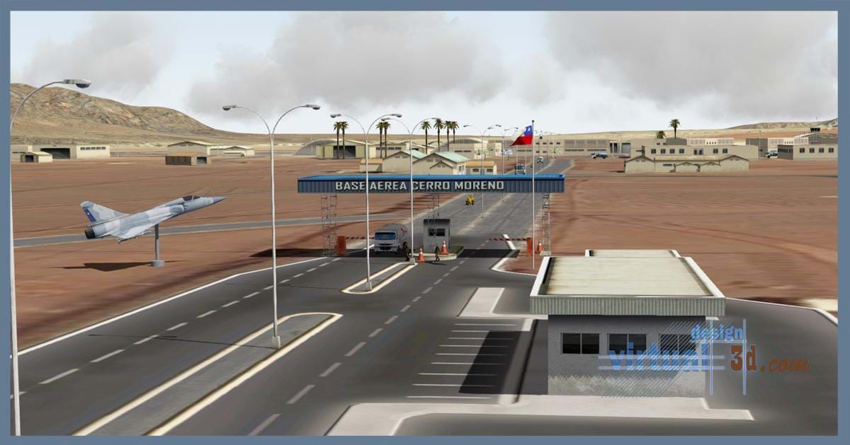 Andrés Sabella International Airport / Cerro Moreno AFB - SCFA for X-Plane