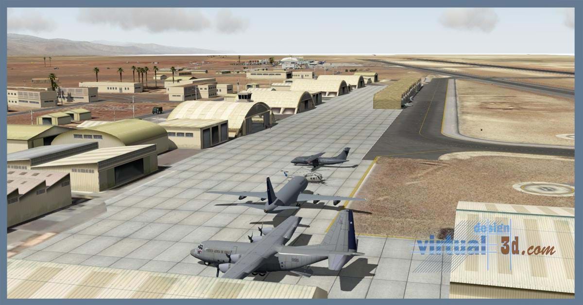 Andrés Sabella International Airport / Cerro Moreno AFB - SCFA for X-Plane