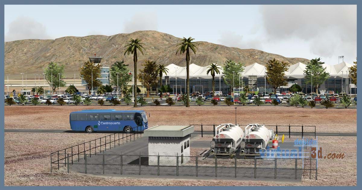 Andrés Sabella International Airport / Cerro Moreno AFB - SCFA for X-Plane
