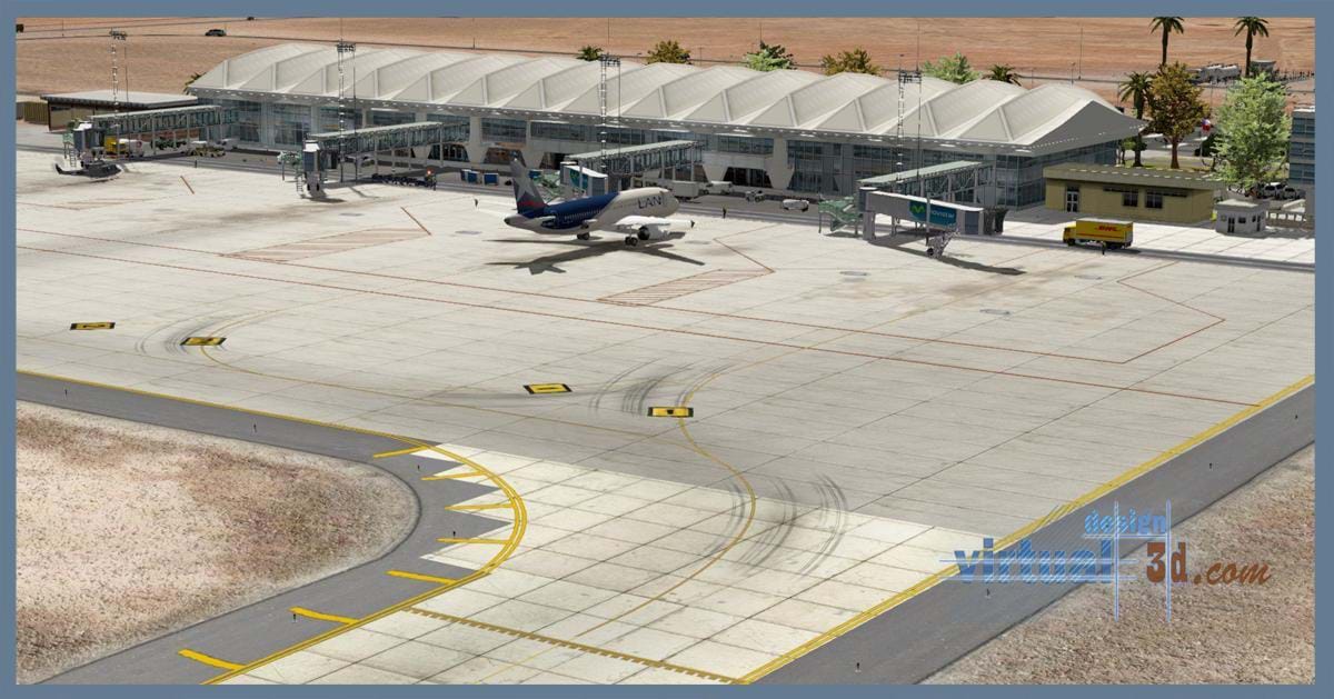 Andrés Sabella International Airport / Cerro Moreno AFB - SCFA for X-Plane