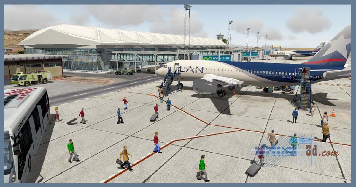 Andrés Sabella International Airport / Cerro Moreno AFB - SCFA for X-Plane
