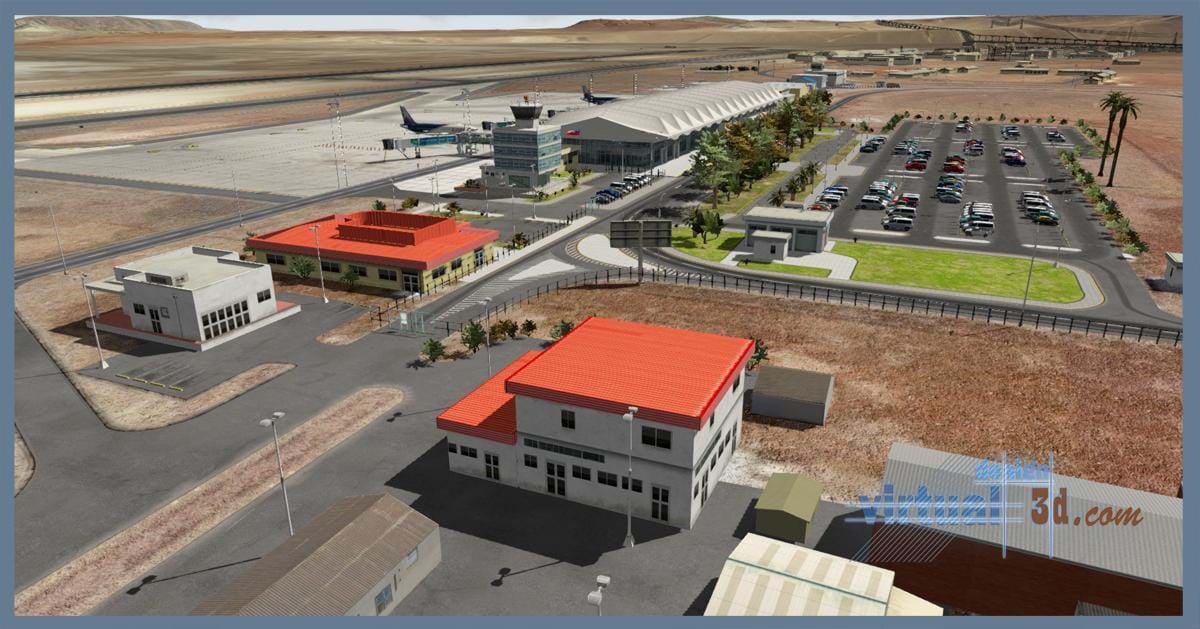 Andrés Sabella International Airport / Cerro Moreno AFB - SCFA for X-Plane