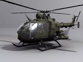 New renders of the Polychop BO-105 for DCS