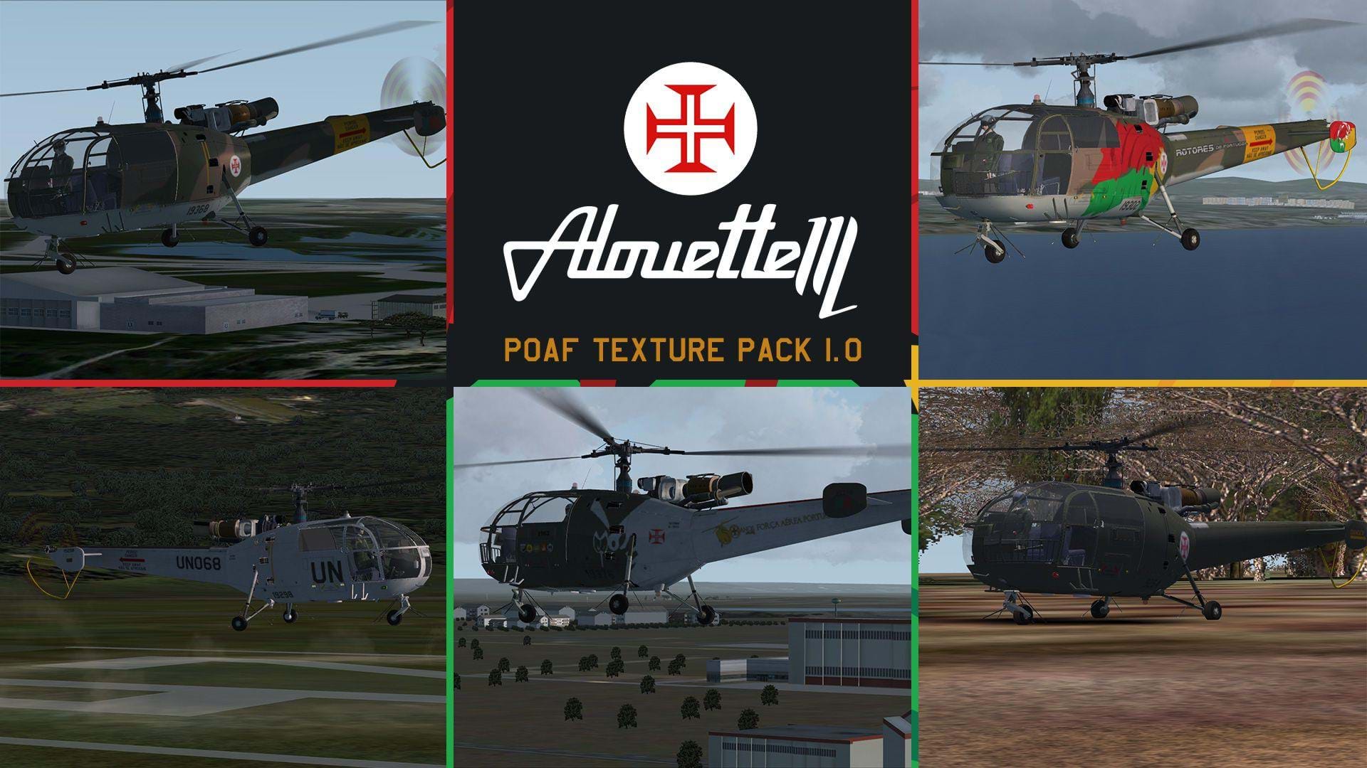 Alouette III PoAF Texture Pack 1.0
