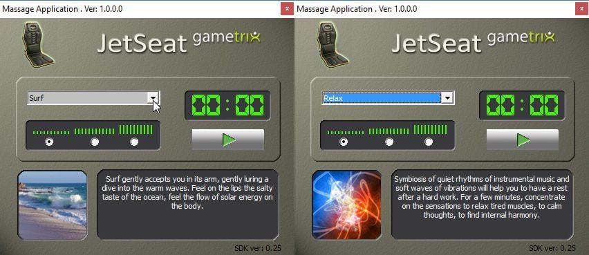 Gametrix KW-908 JetSeat Turbojet - massage module