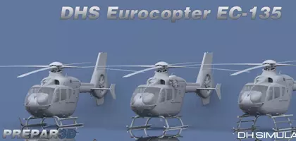 DH Simulations working on a EC-135 for P3D