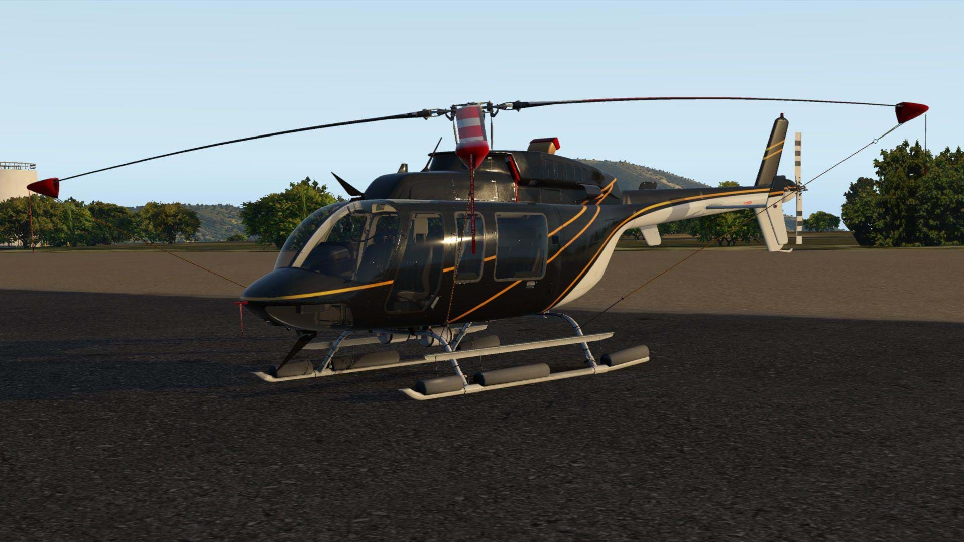 DreamFoil Creations Bell 407 for X-Plane 11 - cold and dark