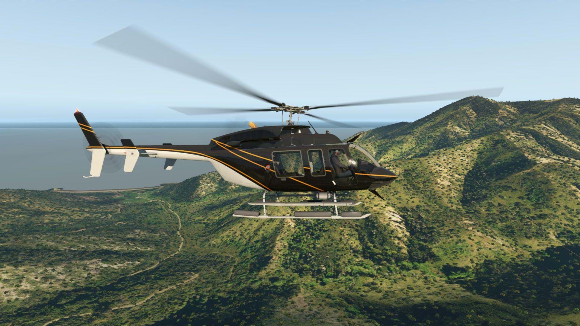 DreamFoil Creations Bell 407 for X-Plane 11 - in flight