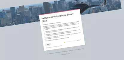 We need you: HeliSimmer visitor survey 2017