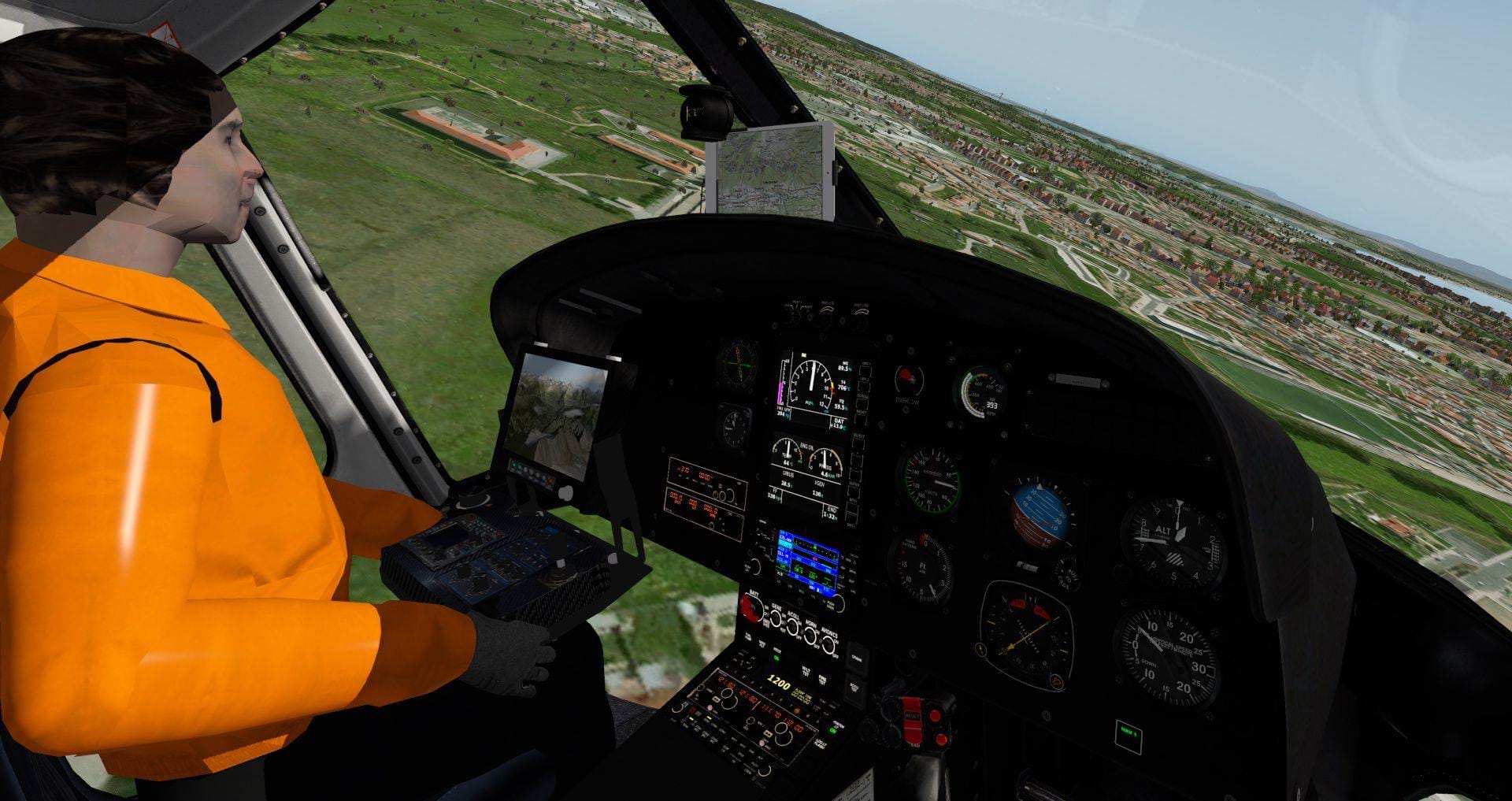 Swisscreations AS350 Expansion Pack - cockpit and camera operator