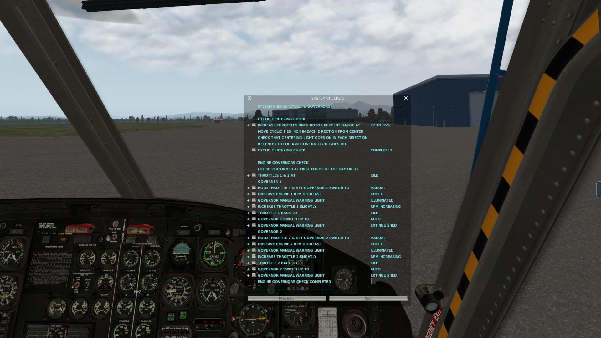 Checklists for Bell 412 for X-Plane