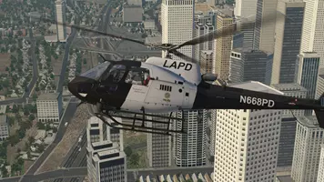 LAPD repaint for the DreamFoil AS350