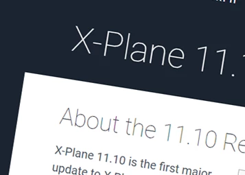X-Plane 11.10 Release Notes are out (and helicopters are mentioned)