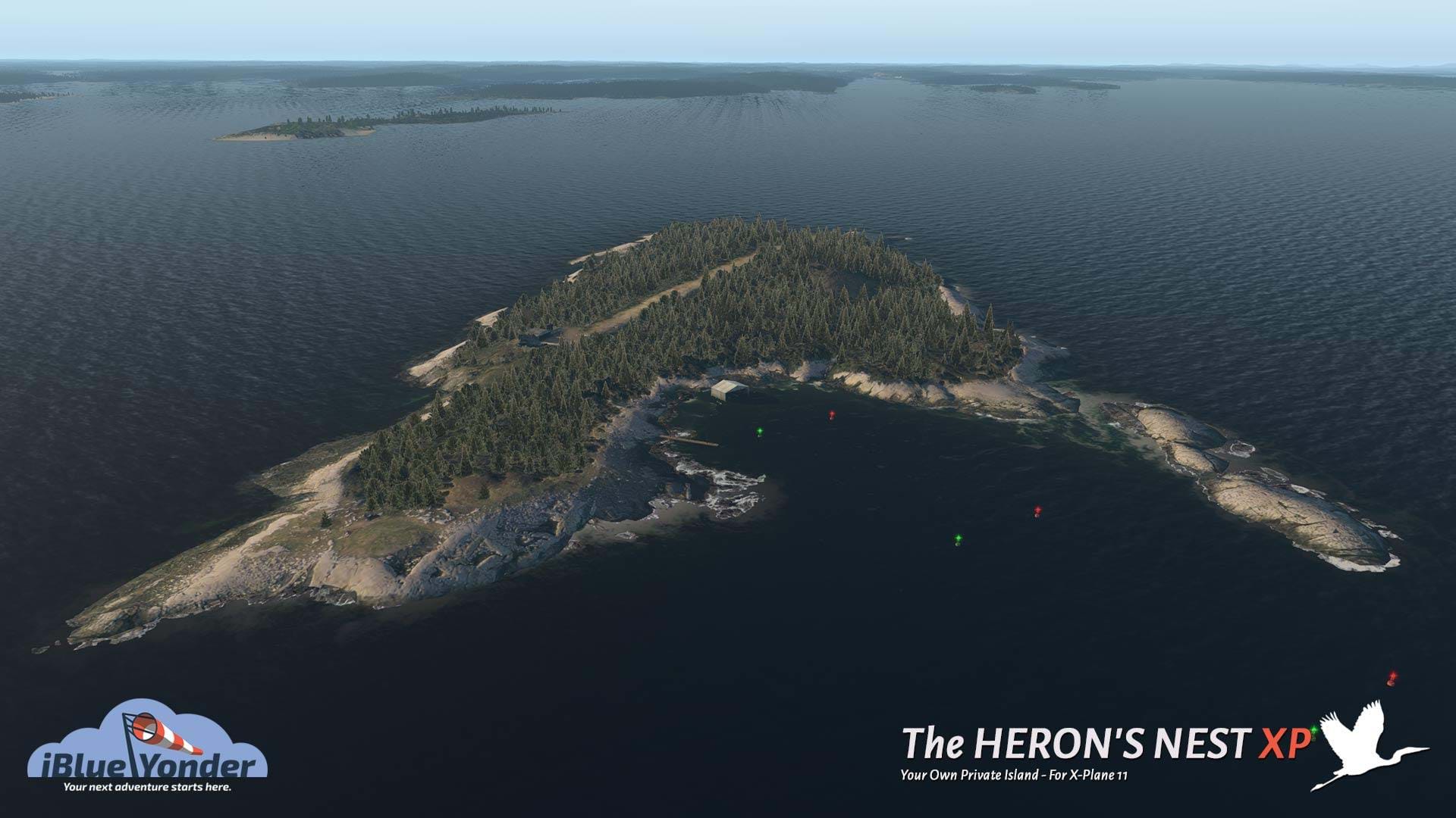 iBlueYonder released Heron's Nest for X-Plane - free of charge