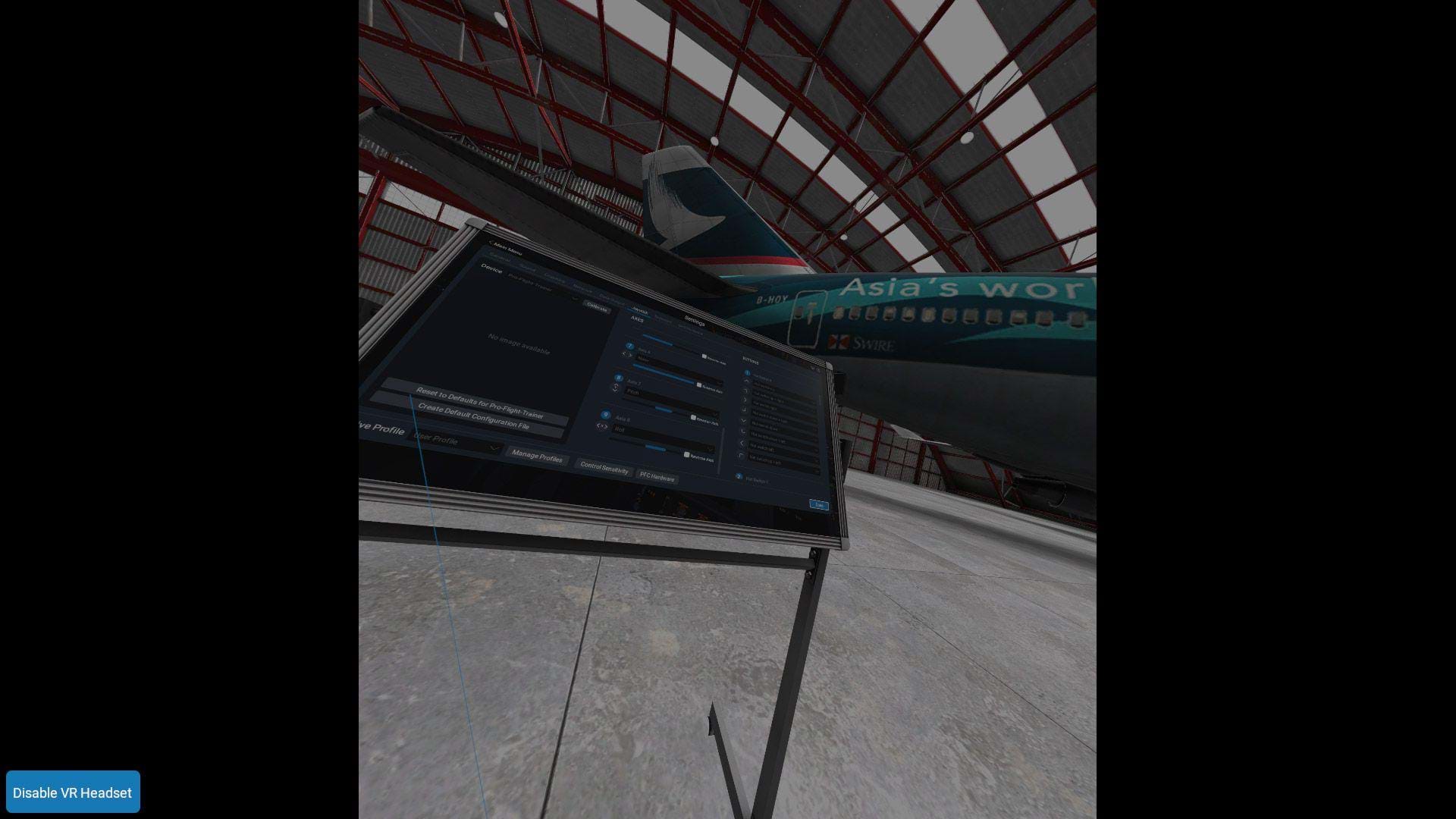 X-Plane 11.20 Native VR - board