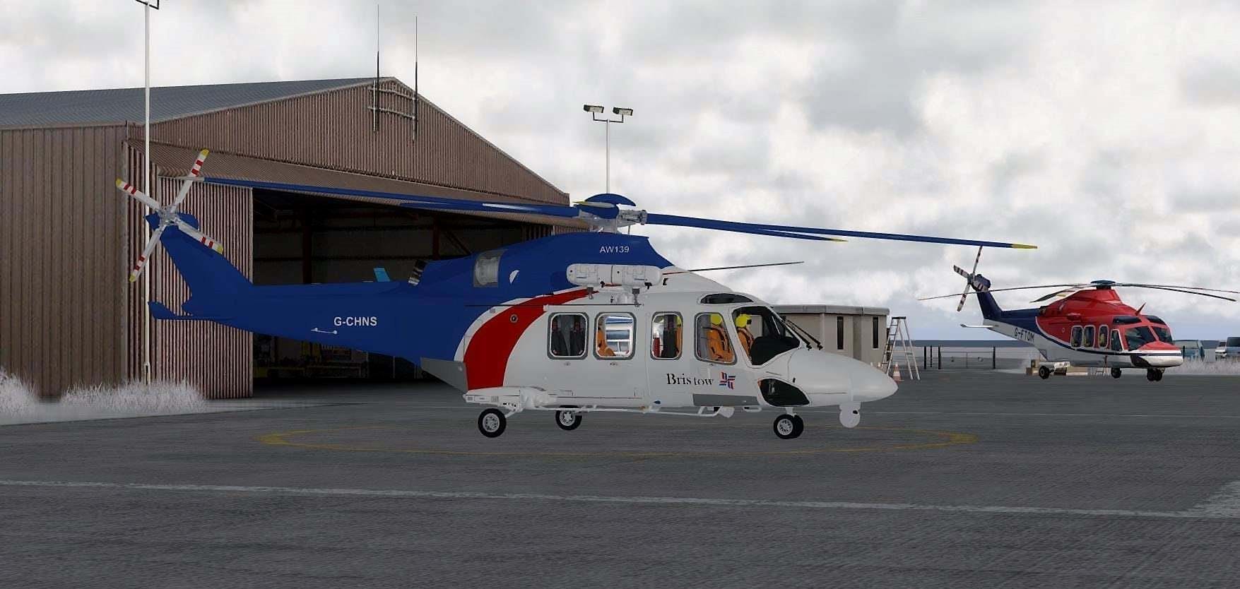 AW139 repaint - Bristow