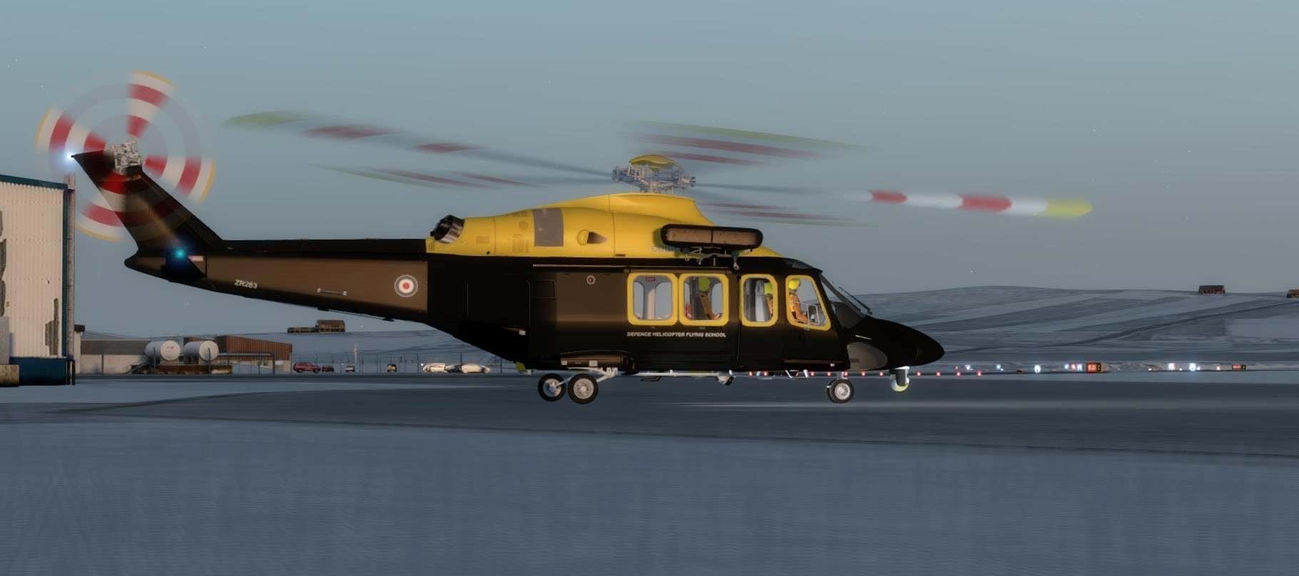 AW139 repaint – RAF