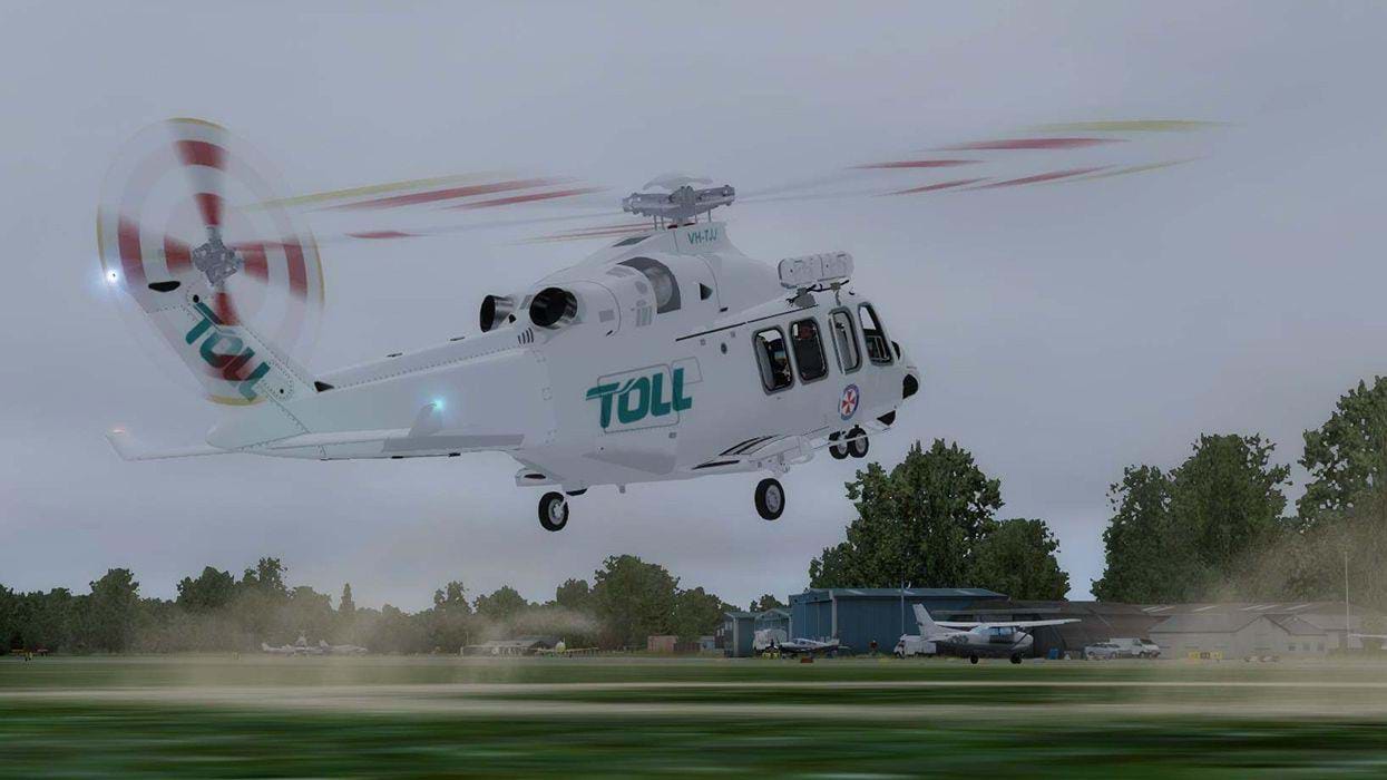 AW139 repaint – Toll